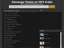 Tablet Screenshot of caletamusica.com